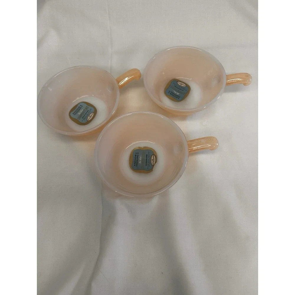 Set of 3 Anchor Hocking Individual Casserole Dishes Copper Tint
